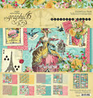 Graphic 45  ephemera Queen  Complete Package paper Bundle Lot  Embellishments 