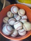 Lot Of 50 Great  Leather Used  Baseballs Mixed Brands  Rawlings Wilson Etc