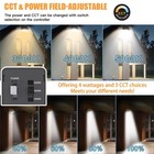 Led Wall Pack Light 5000k 4000k 3000k Adjustable Flood Lights Dusk To Dawn