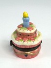 Porcelain Hinged Trinket Box Birthday Cake
