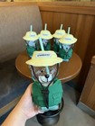 New 2026 Thailand Starbucks Bearista Coffee Journey 15oz Glass Straw Cup