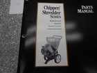 Simplicity Chipper Shredder Series Parts Manual Models 2c 3c 5c 612 912