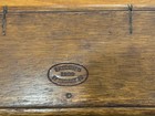Vintage Singer Sewing Machine Oak Puzzle Box Antique 1889 With Attachments