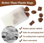 100 Glassine Wax Paper Bags - 4x6 Envelopes 4x6   White 