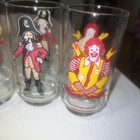 1977 Mcdonald   s Collector Glass Set Complete 6 Hamburglar Grimace Ronald          