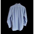 Vintage Ralph Lauren Curham Custom Fit Shirt Sz 16 5 Striped Blue Pink Pony
