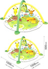 Pokemon Monpoke Baby Gym Play Mat Rattle Pikachu Eevee Newborn Toy Japan Gift