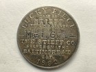 Stieff Silver Factory  925 Sterling Souvenir Lucky Piece Medal Token Coin 6 73g