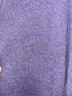 Polo Ralph Lauren Purple  1 4 Zip Sweater Pullover Mens L 100  Cotton