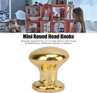 8pcs 1 12 Scale Miniature Round Head Knobs  Dollhouse Door Handle Knobs  Mini Dr