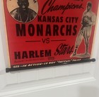 Rare Satchel Paige Negro League Advertisement Scroll Banner 16x24 Vintage Poster