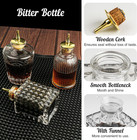 Bitters Bottle Set Of 3 Glass Dasher Bottle Decorative Professional Bar Tool    
