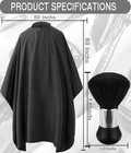 Professional Hair Cutting Cape With Neck Duster Brush  Salon Barber Cape  Hairdr