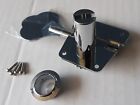 1 X Fender Vintage 70 s Logo Cloverleaf Bass Tuner For P j Bass In Chrome New