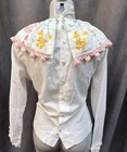 Vintage Care Bears Clown Ruff Costume Ruffle Collar Pink Clowncore