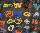 Nfl All Teams Youth Wearable Blanket Hoodie Black Plush Pegasus Sports Nwt