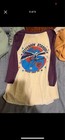 Extremely Rare Vintage Jefferson Starship 3 4 Sleeve Tour Shirt