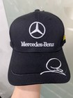 Black F1 Racing Cap Mercedes Amg Petronas Team Curved Brim Adjustable Hat