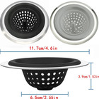 1pc Kitchen Silicone Sink Strainer Anti-clogging Food Waste   Hair Catcher - New