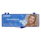 Azdent Dental Orthodontic Clear Ceramic Braces Bracket Roth Slot 022 Hooks 3-4-5