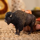 Wild Life - Large  5  North American Bison Figurine  Realistic  Hand-painted Har