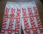 Vintage  budweiser   sweet Sacks  Linebacker Sweat Pants  one Size Fits All  Usa