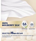 Selected Hanky 100  Pure Silk Pocket Square Solid Color White 