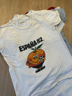 Vintage 1982 Fifa World Cup Spain Espana Naranjito Mascot Child Size M Football