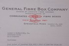 1930 Lamson Goodnow Fibre Box Signed Springfield Ma  Ephemera L420h