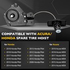 925-502 Spare Wheel Tire Hoist Assy For 09-19 Honda Pilot Acura Mdx 74711szaa01