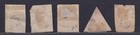 Colombia Classic Issues 1863-1866 5 Different Imperfs Mixed Condition Scv  232