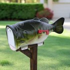 Largemouth Bass Fish Mailbox For Outside Of Residential Home  Rural Mailbox