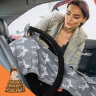 - Baby Car Seat Canopy - Toddler Carrier Cover - Infant Car Seat Cover - Cars   