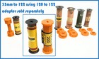 35mm To 120   220 Medium Format Camera Film Spool Adapter Set   Kit  3pcs  