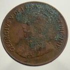 1923 Canada 1 One Cent Penny Km  28 Circulated Coin Ii129