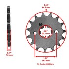 Front And Rear Sprockets Kit For Yamaha Serow 225 Xt225 1992 1993 1994 1995-2007