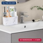 Toothbrush Holders For Bathrooms  5 Slots Bamboo Toothbrush Holder Kids Electric
