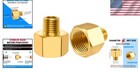 Brass Pipe Fitting Reducer Adapter 1 4 Npt Male To 1 2 Npt Female 2 Pack