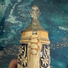 Vintage Genuine German Lidded Beer Mug Stein Made In Western Germany 8 75   free S