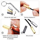 Funrous 30 Pcs Metal Aglets Shoelace Tips 25 X 6 2 Mm  Gold  Silver  Black