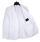 Tommy Hilfiger Mens Modern Fit Linen Sport Coat Blazer 38s White Solid Nwt