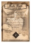 Babe Ruth  Guyana  2913 Mint Nh Stamp Card    5