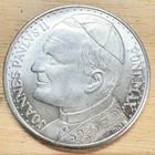 Pope John Paul Joannes Pavlvs Ii Pont Max Pieta Vatican City Silver Coin Medal