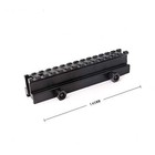 145mm Picatinny Riser Rail Mount Dovetail 14 Slots 20mm-21mm Width Weaver Mou   