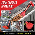 Multi-angle Gutter Cleaning Tools From The Ground - Cleaner Tool    