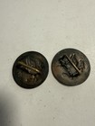 Pair Of Antique Us Army World War I Cavalry Bridle Rosettes