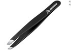 Eyebrow Tweezers Stainless Steel Precision Slant Tip Hair Removal Tool 10cm