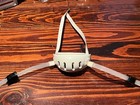 Nfl Used Riddell Flex Ratchet Hard Cup 4 Pt High Mount Football Helmet Chinstrap