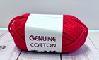 Set Of 3 Cotton Yarn Soft Dark Red  Green  Light Pink 50g Ships From Usa