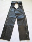 Harley Davidson Mens Small Uncut Vtg Lined Shovelhead Leather Chaps 98522-01vm